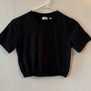 Wilfred cropped black tee
